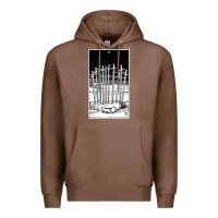 Chestnut ten of swords   x of swords   tarot card   major arcana   fortune tell Premium Hoodie - tuanDangUi