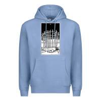 Colony Blue ten of swords   x of swords   tarot card   major arcana   fortune tell Premium Hoodie - tuanDangUi