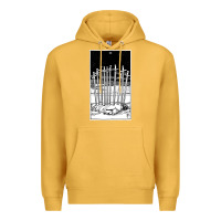 Mustard ten of swords   x of swords   tarot card   major arcana   fortune tell Premium Hoodie - tuanDangUi