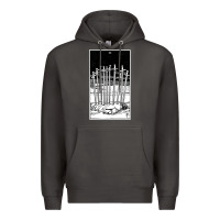 Smoke ten of swords   x of swords   tarot card   major arcana   fortune tell Premium Hoodie - tuanDangUi