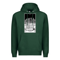 Sports Green ten of swords   x of swords   tarot card   major arcana   fortune tell Premium Hoodie - tuanDangUi