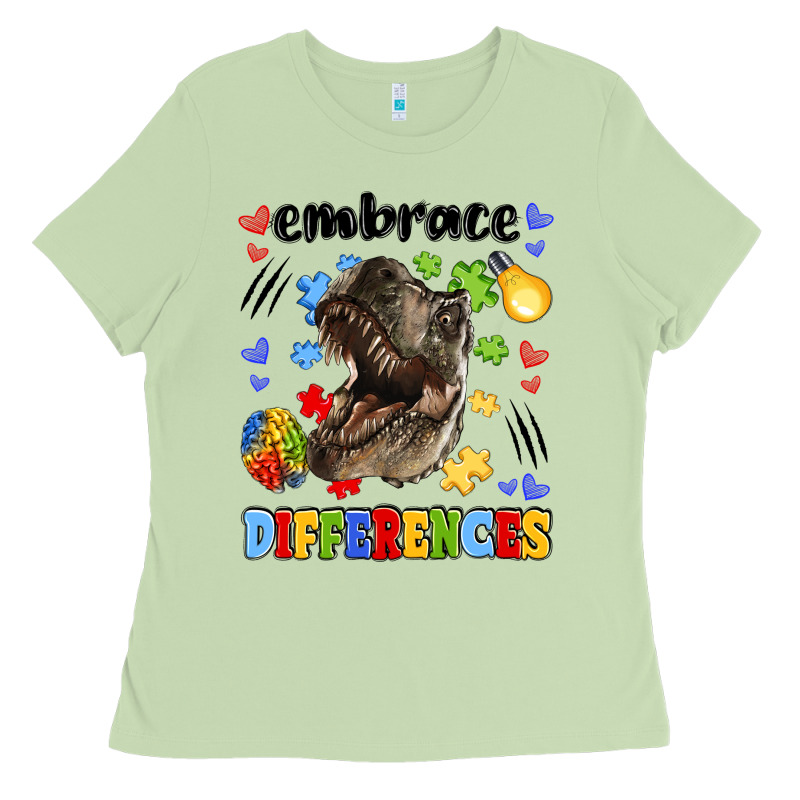 Embrace Differences Ladies Tee by LillyAllenDesigns | Teevron