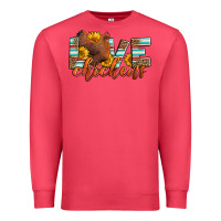 Cardinal love chickens Premium Sweatshirt - LillyAllenDesigns