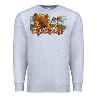 Heather Grey love chickens Premium Sweatshirt - LillyAllenDesigns