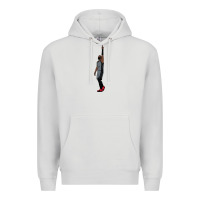 Dove Grey kyrie irving pointing up Premium Hoodie - tuanDangUi