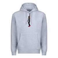 Heather Grey kyrie irving pointing up Premium Hoodie - tuanDangUi