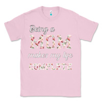 Bubblegum Pink Being A Mom Makes My Life Complete For dark Classic Tee - Bettercallsaul