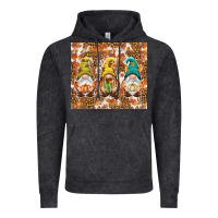 Vintage Black Fall gnomes Vintage Hoodie - NancyCooperArtShop