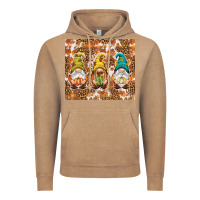 Vintage Coffee Fall gnomes Vintage Hoodie - NancyCooperArtShop