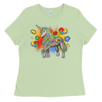 Matcha autism unicorn Ladies Tee - LillyAllenDesigns