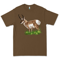 Cacao pronghorn Premium Tee - LillyAllenDesigns