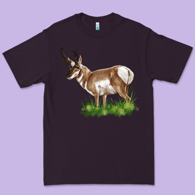 Pronghorn Premium Tee Designed By Lillyallendesigns