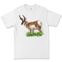 White pronghorn Premium Tee - LillyAllenDesigns