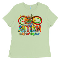 Matcha autism awareness butterfly infinity symbol Ladies Tee - LillyAllenDesigns
