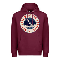 Burgundy national weather service nws Premium Hoodie - tuanDangUi
