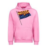 Fuchsia Pink arizona flag Urban Hoodie - BarkalooDesign