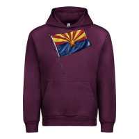 Mauve Wine arizona flag Urban Hoodie - BarkalooDesign