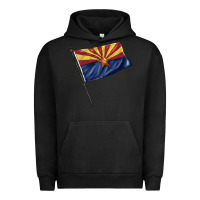Pigment Black arizona flag Urban Hoodie - BarkalooDesign