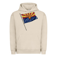 Pigment French Oak arizona flag Urban Hoodie - BarkalooDesign