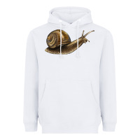 White snail Heavyweight Hoodie - LillyAllenDesigns