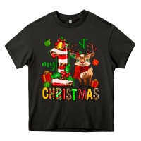 Asphalt my first christmas reindeer Heavy Core Tee - MaliasSmallBusiness