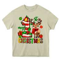 Mossy my first christmas reindeer Heavy Core Tee - MaliasSmallBusiness