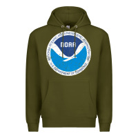 Army Green noaa vintage design Premium Hoodie - tuanDangUi