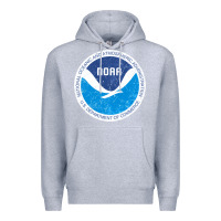 Heather Grey noaa vintage design Premium Hoodie - tuanDangUi