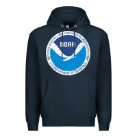 Navy noaa vintage design Premium Hoodie - tuanDangUi