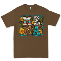 Cacao western leopard mema Premium Tee - LillyAllenDesigns
