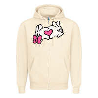 Sandshell Minnie Mouse Zipper Hoodie - CowhideDigitalArt