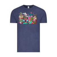 Vintage Denim skeleton summer coffee cups Vintage Tee - Jasminsmagicworld