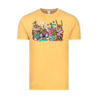 Vintage Mustard skeleton summer coffee cups Vintage Tee - Jasminsmagicworld