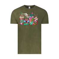Vintage Olive skeleton summer coffee cups Vintage Tee - Jasminsmagicworld