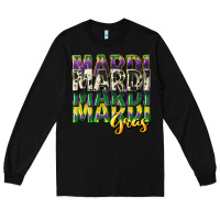 Black cowhide mardi gras Long Sleeve Tee - CowGirlArtShop