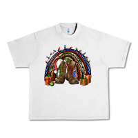 Lunar Rock Army Christmas rainbow Urban Heavy Tee - NancyCooperArtShop
