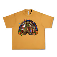 Peanut Butter Army Christmas rainbow Urban Heavy Tee - NancyCooperArtShop