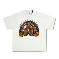 Pistachio Army Christmas rainbow Urban Heavy Tee - NancyCooperArtShop