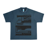 Midnight Navy gt3 rs 991.2 fragment rear Urban Heavy Tee - tuanDangUi