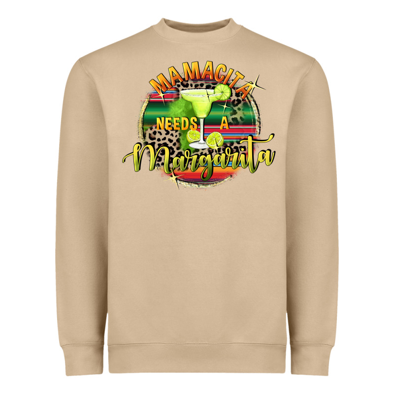Mamacita Needs A Margarita Mother's Day Heavyweight Sweatshirt by FaDigitalArtStudio | Teevron