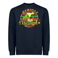 Navy Mamacita needs a margarita Mother's Day Heavyweight Sweatshirt - FaDigitalArtStudio