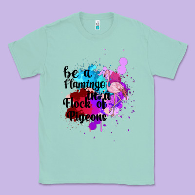 Be A Flamingo In A Flock Of Pigeons Classic Tee Designed By Bettercallsaul