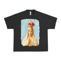 Pigment Black our lady of fatima Urban Heavy Tee - tuanDangUi