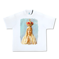 White our lady of fatima Urban Heavy Tee - tuanDangUi