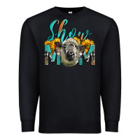 Black Western Show Mom Sheep Premium Sweatshirt - LillyAllenDesigns