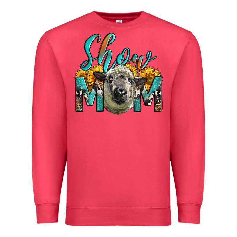 Western Show Mom Sheep Premium Sweatshirt by LillyAllenDesigns | Teevron