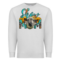 Dove Grey Western Show Mom Sheep Premium Sweatshirt - LillyAllenDesigns