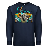 Navy Western Show Mom Sheep Premium Sweatshirt - LillyAllenDesigns
