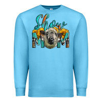 Ocean Blue Western Show Mom Sheep Premium Sweatshirt - LillyAllenDesigns