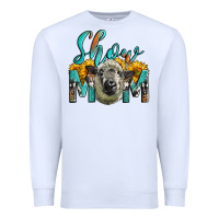 White Western Show Mom Sheep Premium Sweatshirt - LillyAllenDesigns